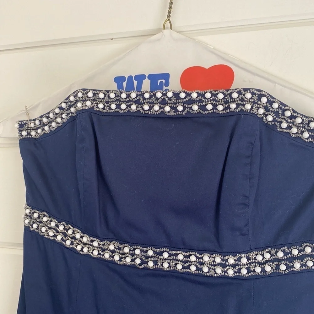 Lilly Pulitzer | Navy Blue Dress with Sequin Embellishment | Excellent Cond - Picture 4 of 9